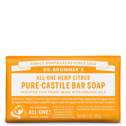 Dr. Bronner's Pure Castile Bar Soap - Citrus 140g