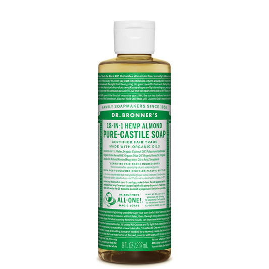 Dr. Bronner's Pure Castile Liquid Soap - Almond 237ml