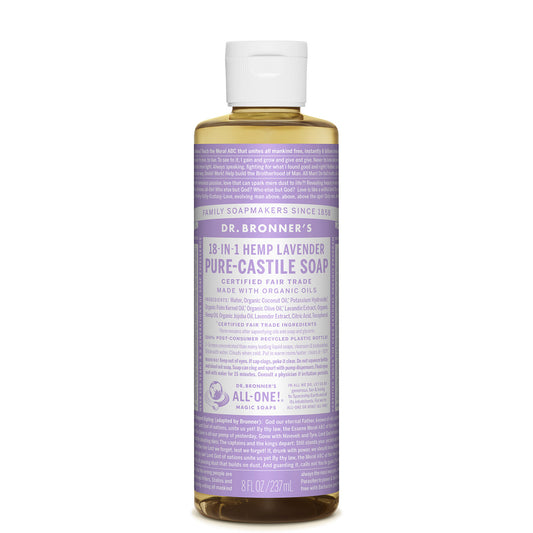 Dr. Bronner's Pure Castile Liquid Soap - Lavender 237ml