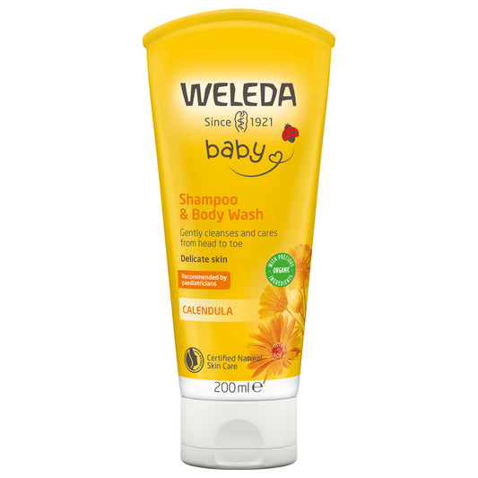 Weleda Calendula Shampoo & Body Wash 200ml