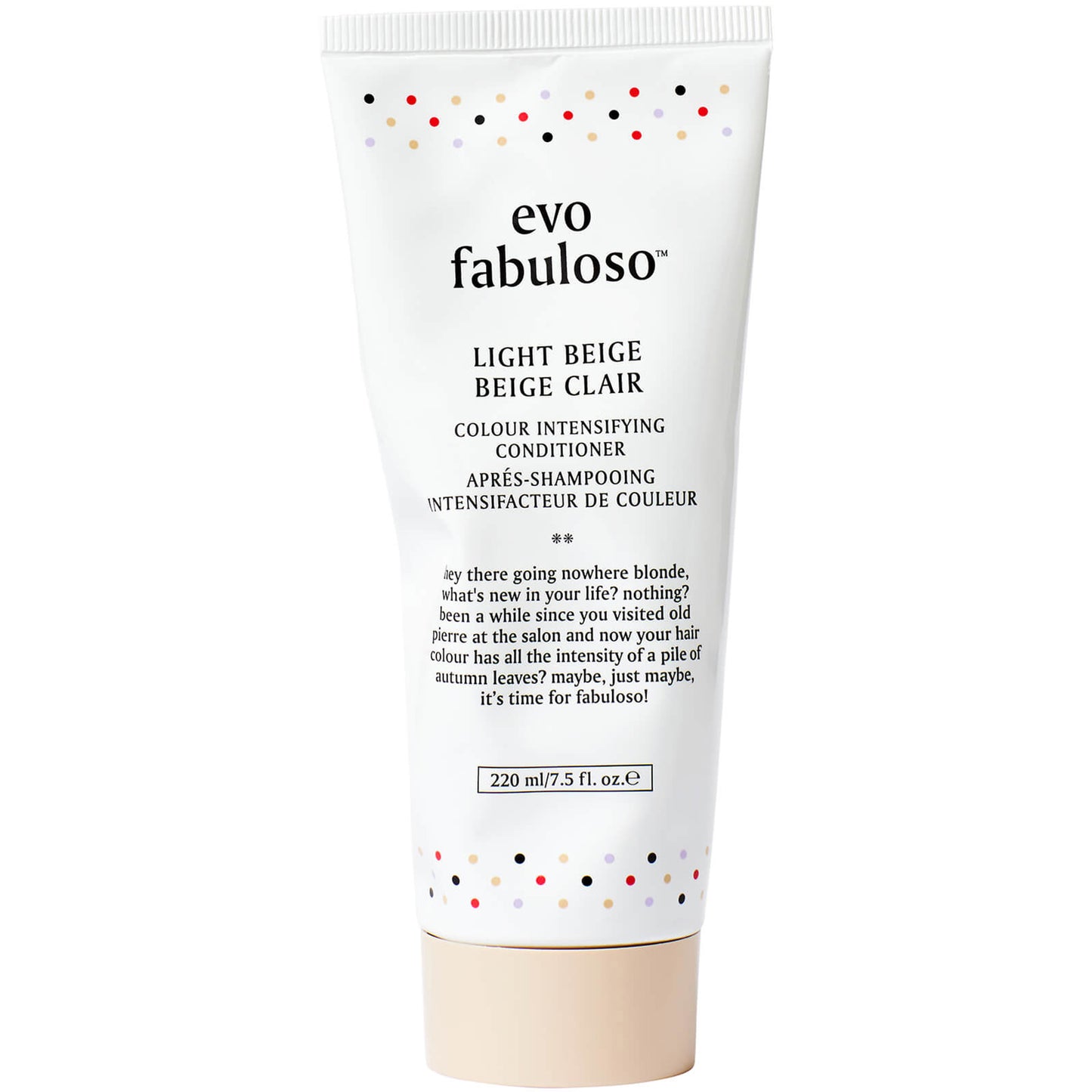 evo Fabuloso Colour Boosting Conditioner/Treatment - Light Beige 220ml