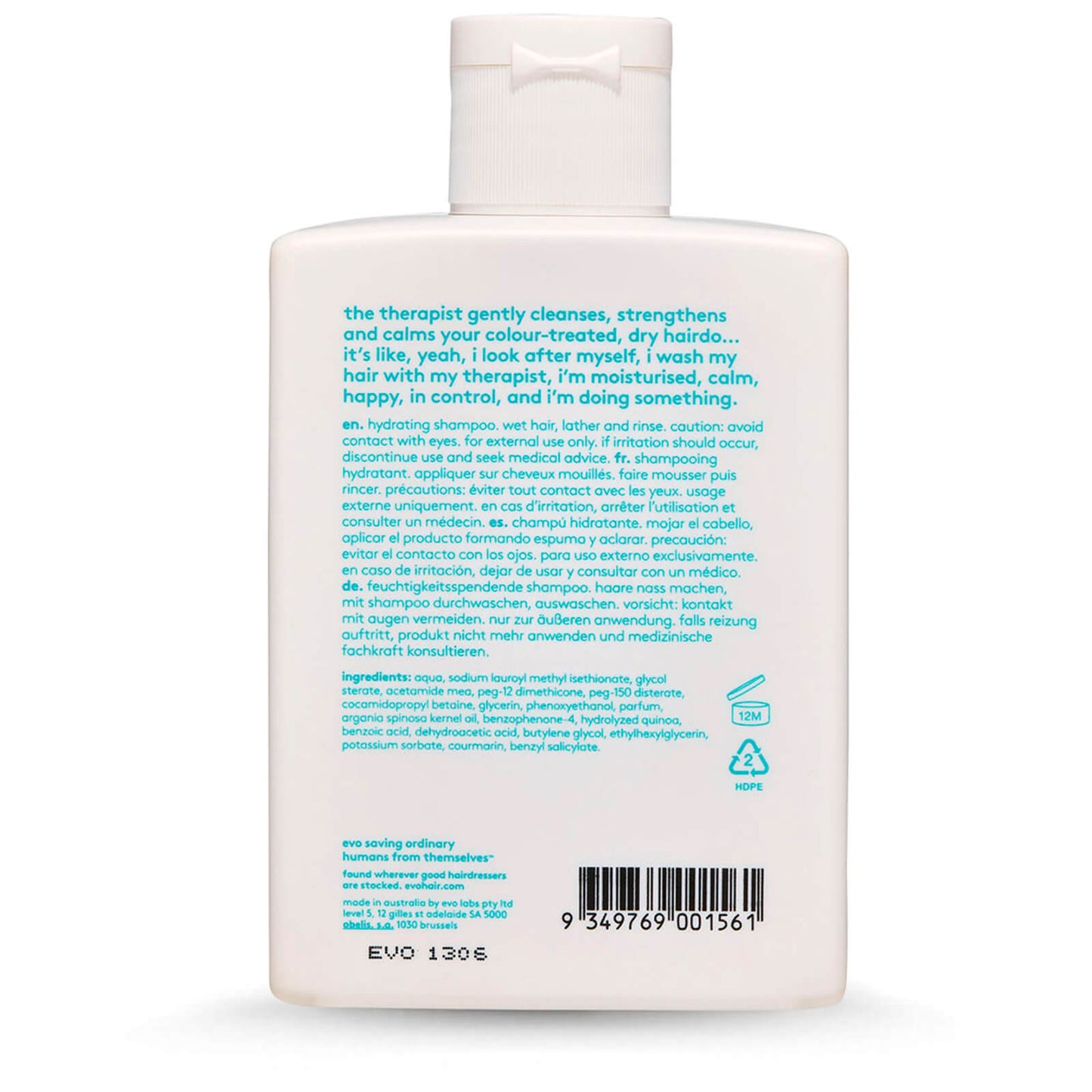 evo The Therapist Hydrating Shampoo 300ml