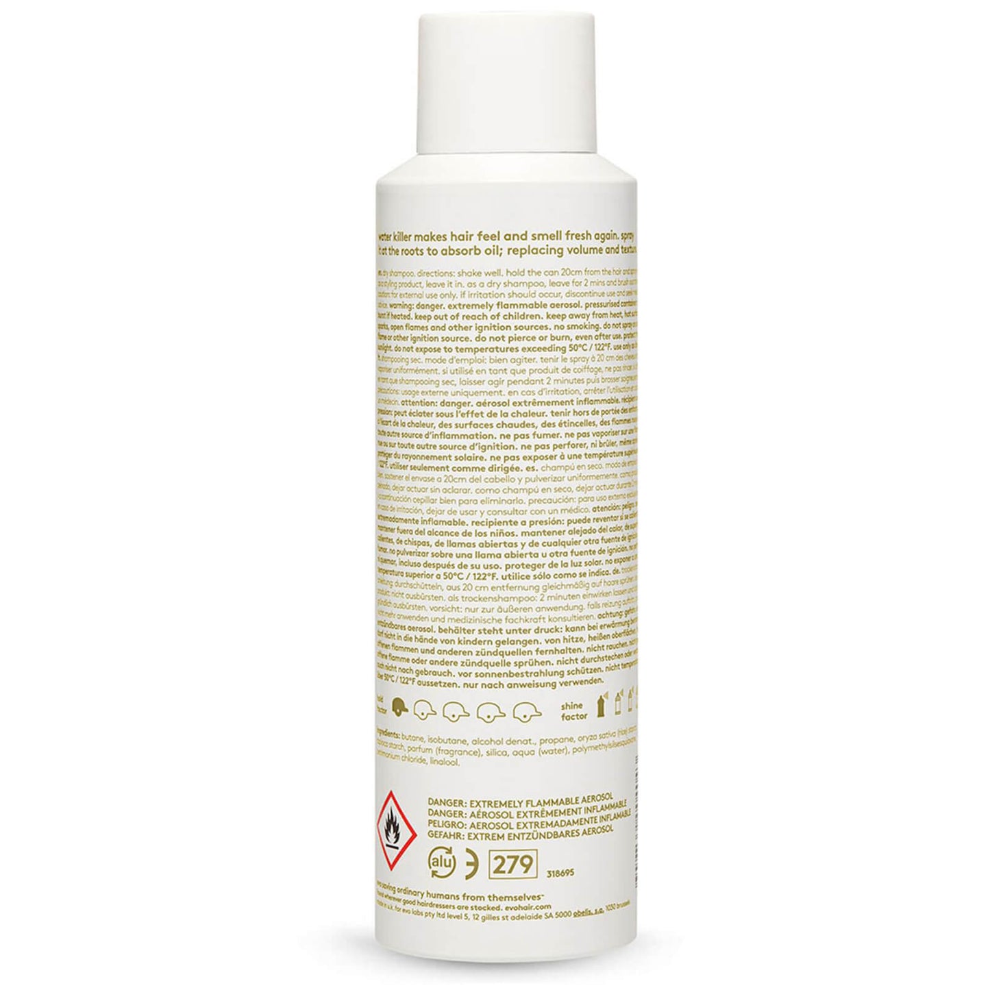 evo Water Killer Dry Shampoo 200ml