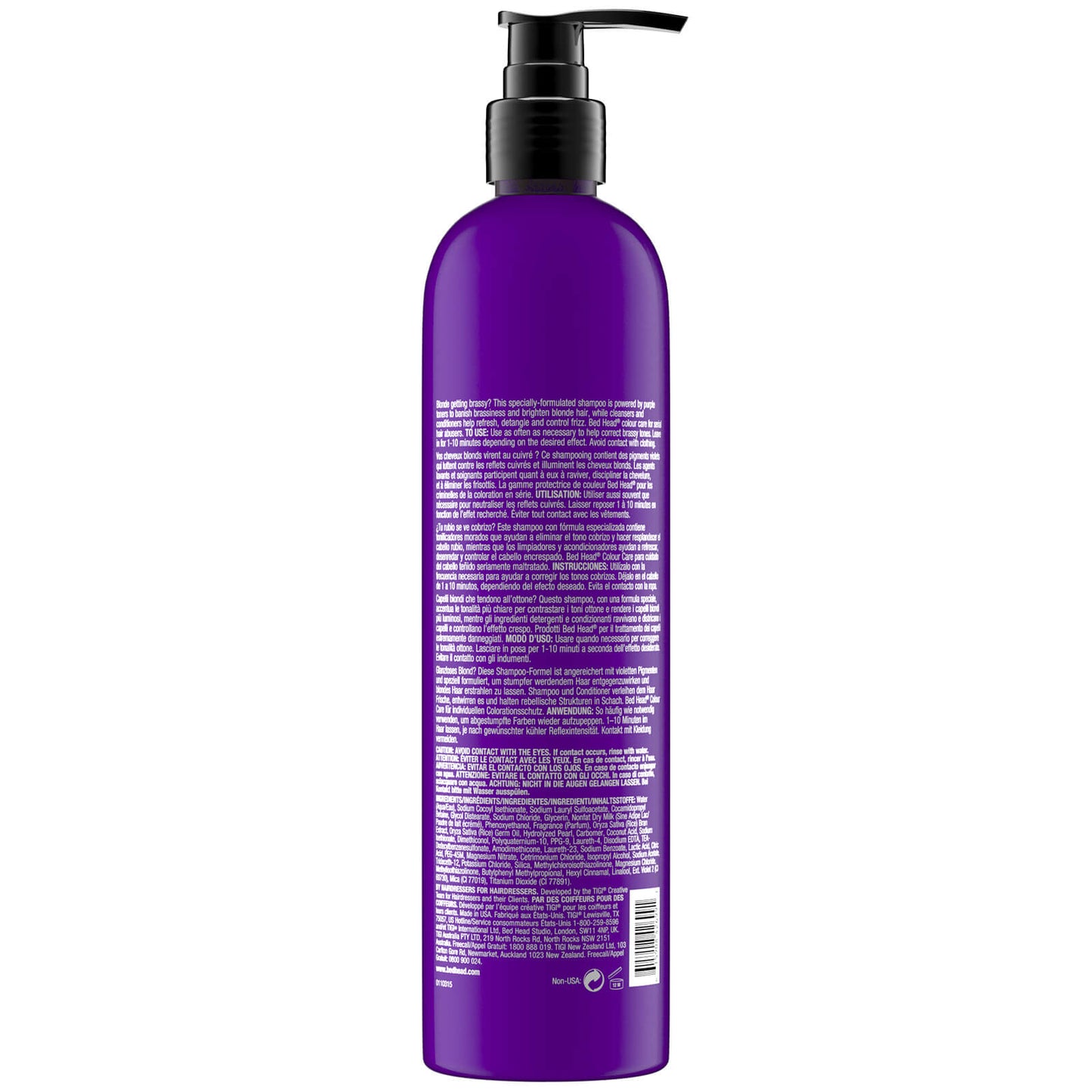 TIGI Bed Head Dumb Blonde Violet Toning Shampoo 400ml