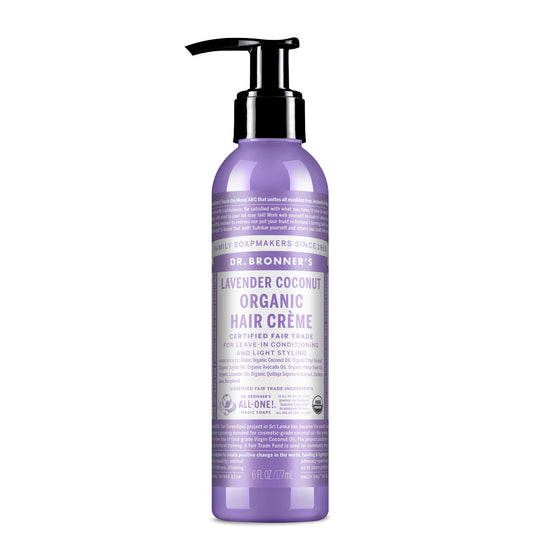 Dr. Bronner's Organic Lavender Coconut Organic Hair Crème 177ml