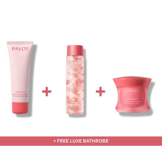 PAYOT ROSELIFT Holiday Value Bundle Pack + Luxe Spa Bathrobe