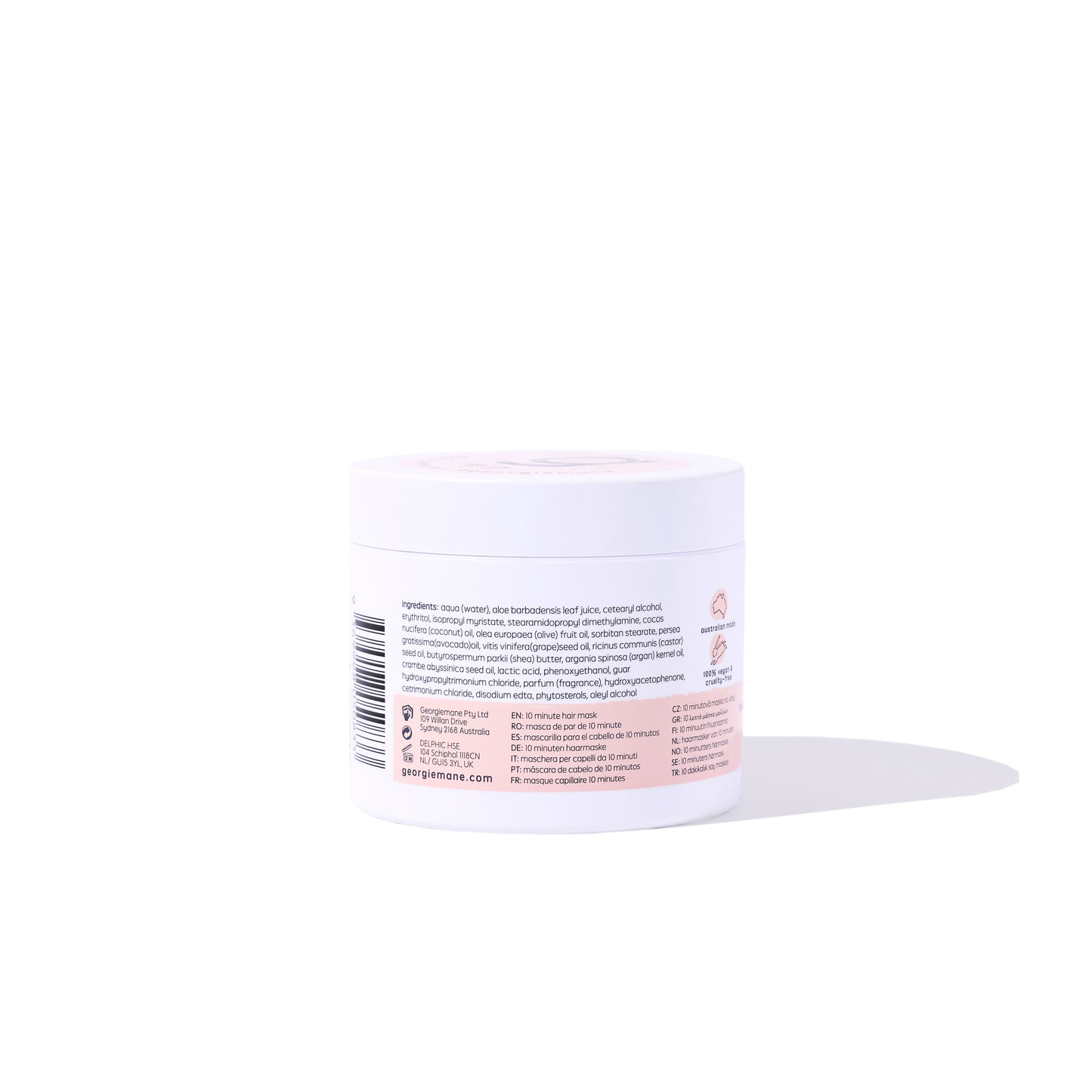 georgiemane 10 Minute Hair Mask 220ml