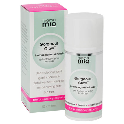 Mama Mio Gorgeous Glow Balancing Facial Wash (100ml)