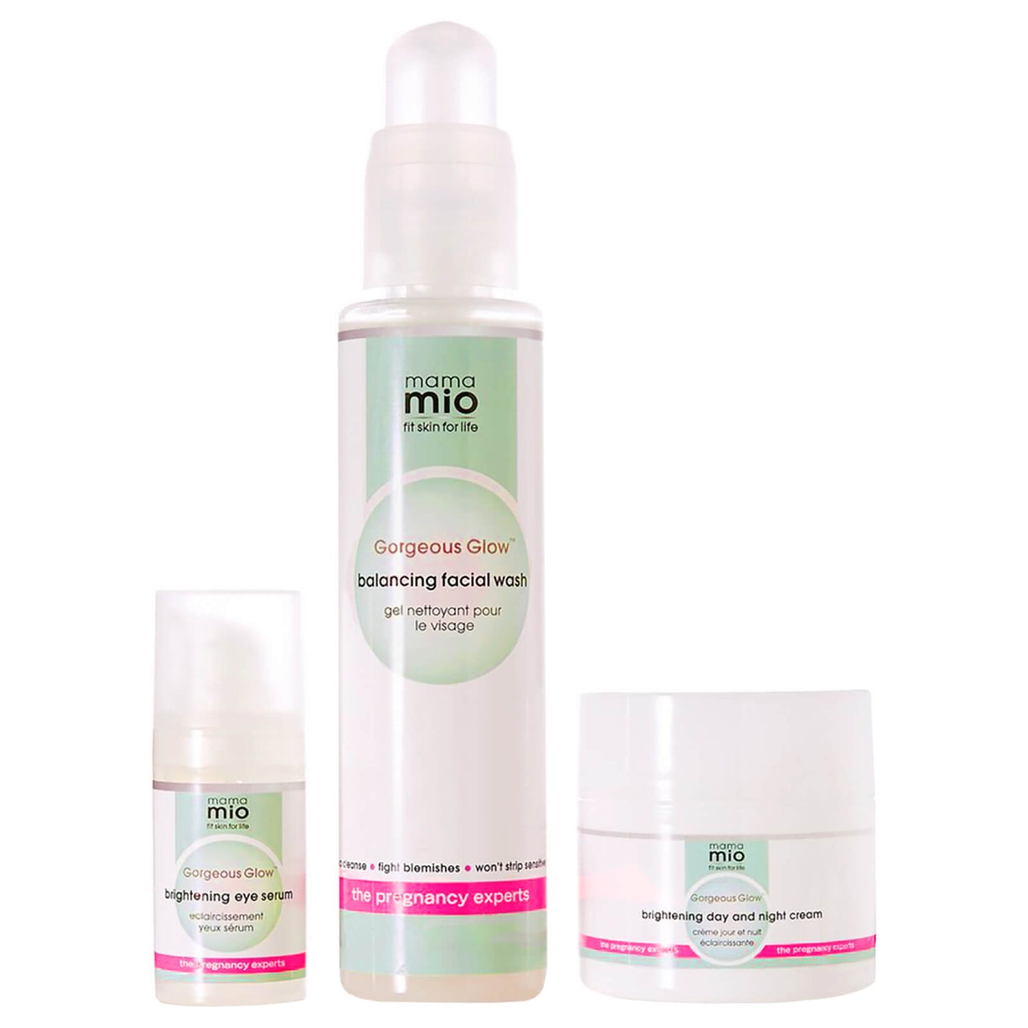 Mama Mio Gorgeous Glow 3-Step Set