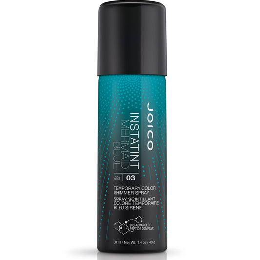 Joico Instatint Temporary Color Shimmer Hair Spray - Mermaid Blue (50ml)