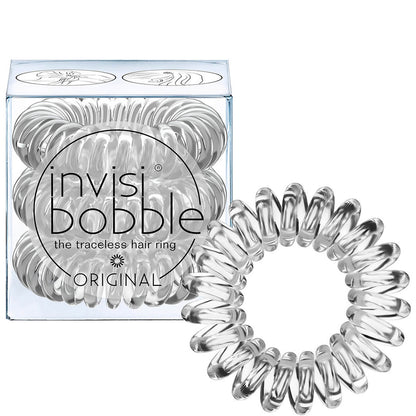 invisibobble Original Hair Tie (3 Pack) - Crystal Clear