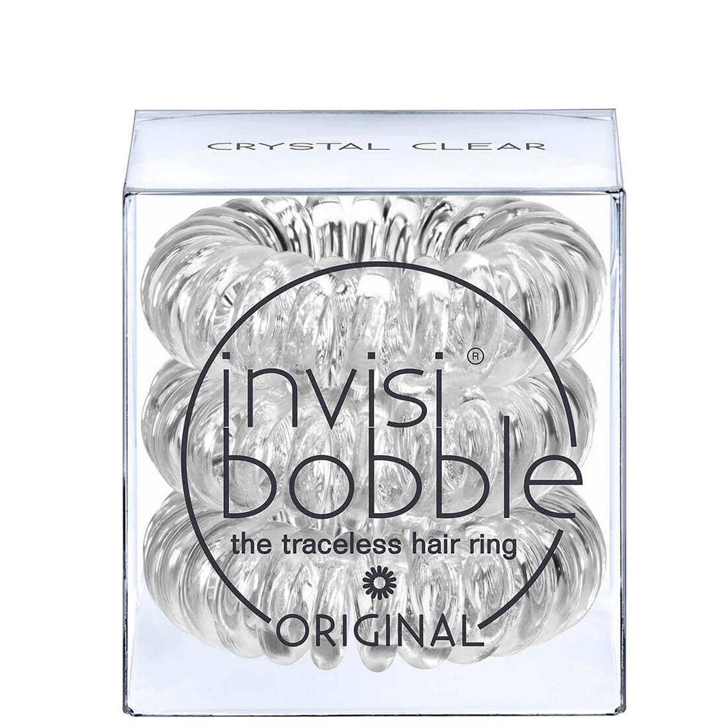 invisibobble Original Hair Tie (3 Pack) - Crystal Clear