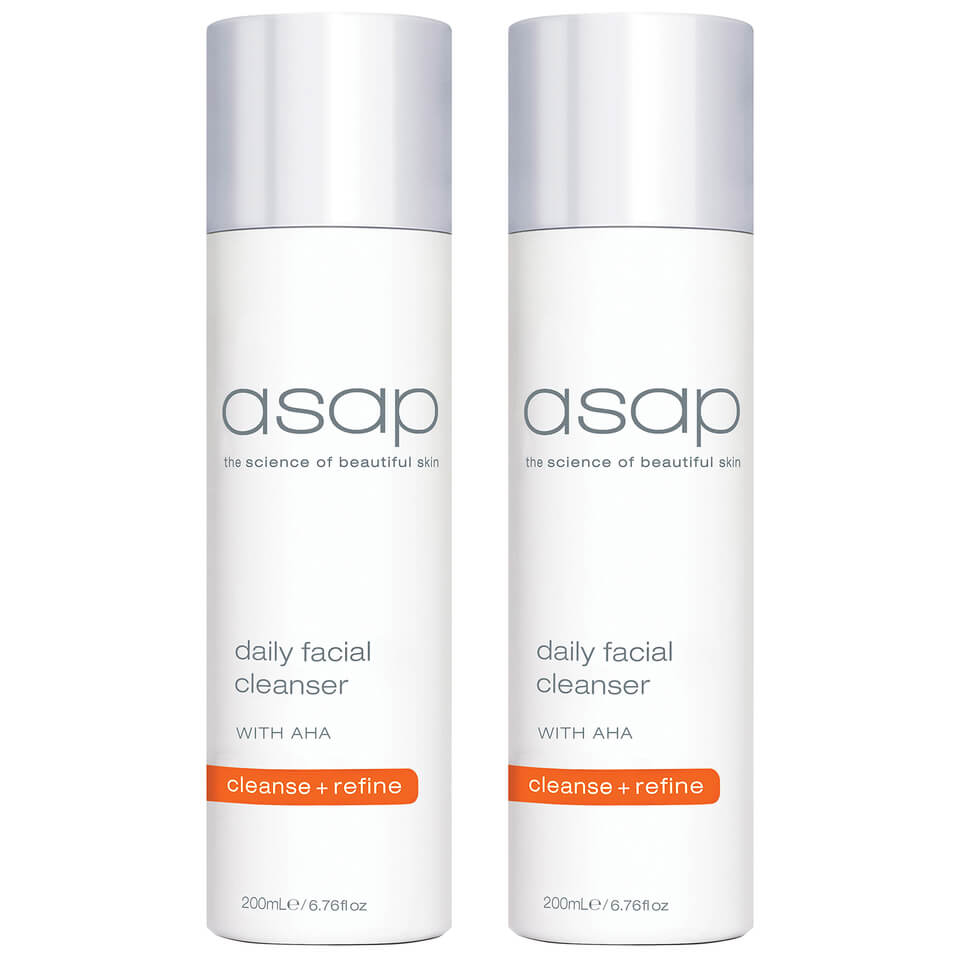 2x asap daily facial cleanser 200ml