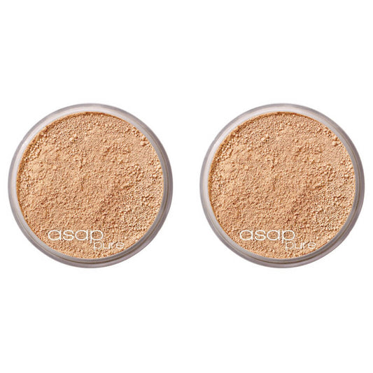 2 x asap Pure Mineral Makeup - One 8g