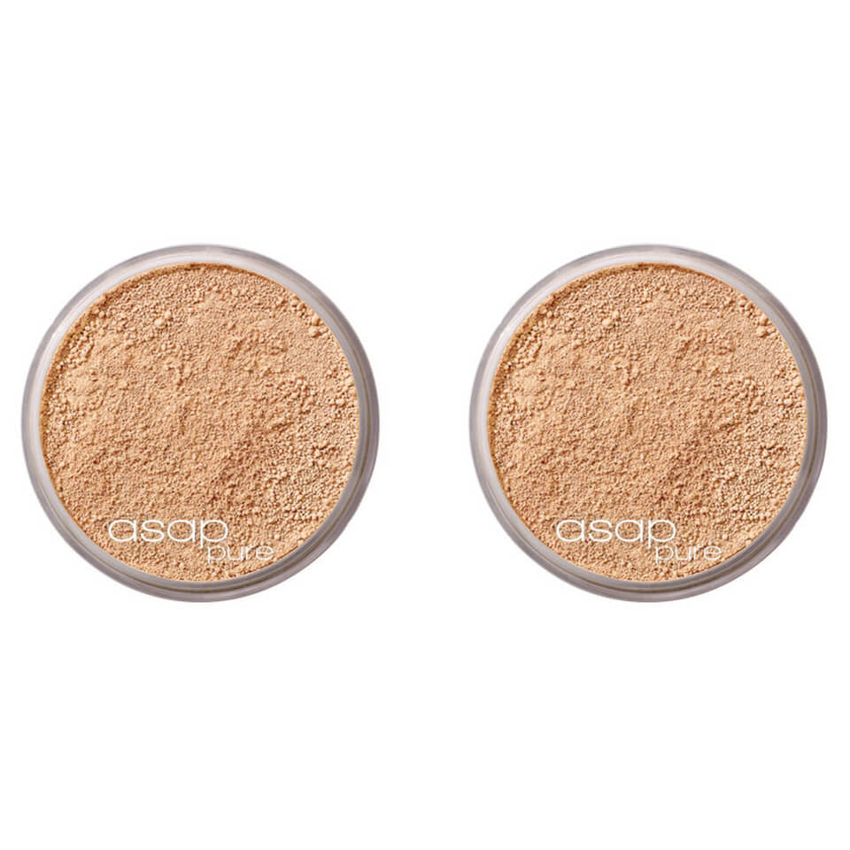 2 x asap Pure Mineral Makeup - Three 8g