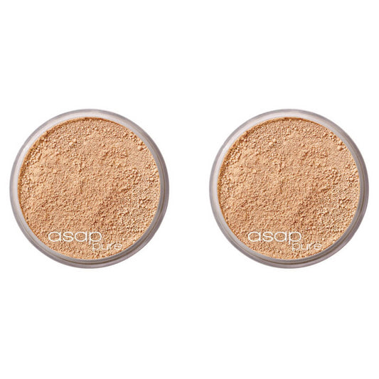 2 x asap Pure Mineral Makeup - Three 8g