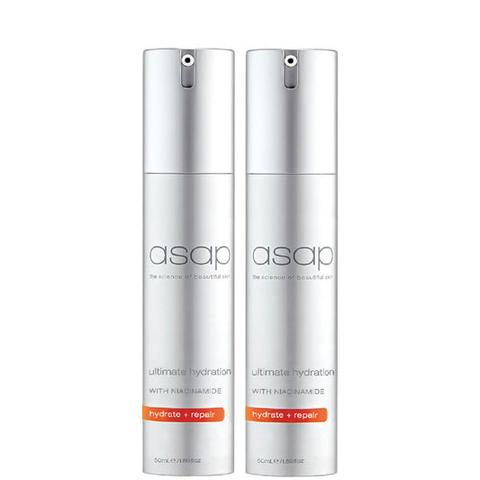 2 x asap Ultimate Hydration Moisturiser 50ml