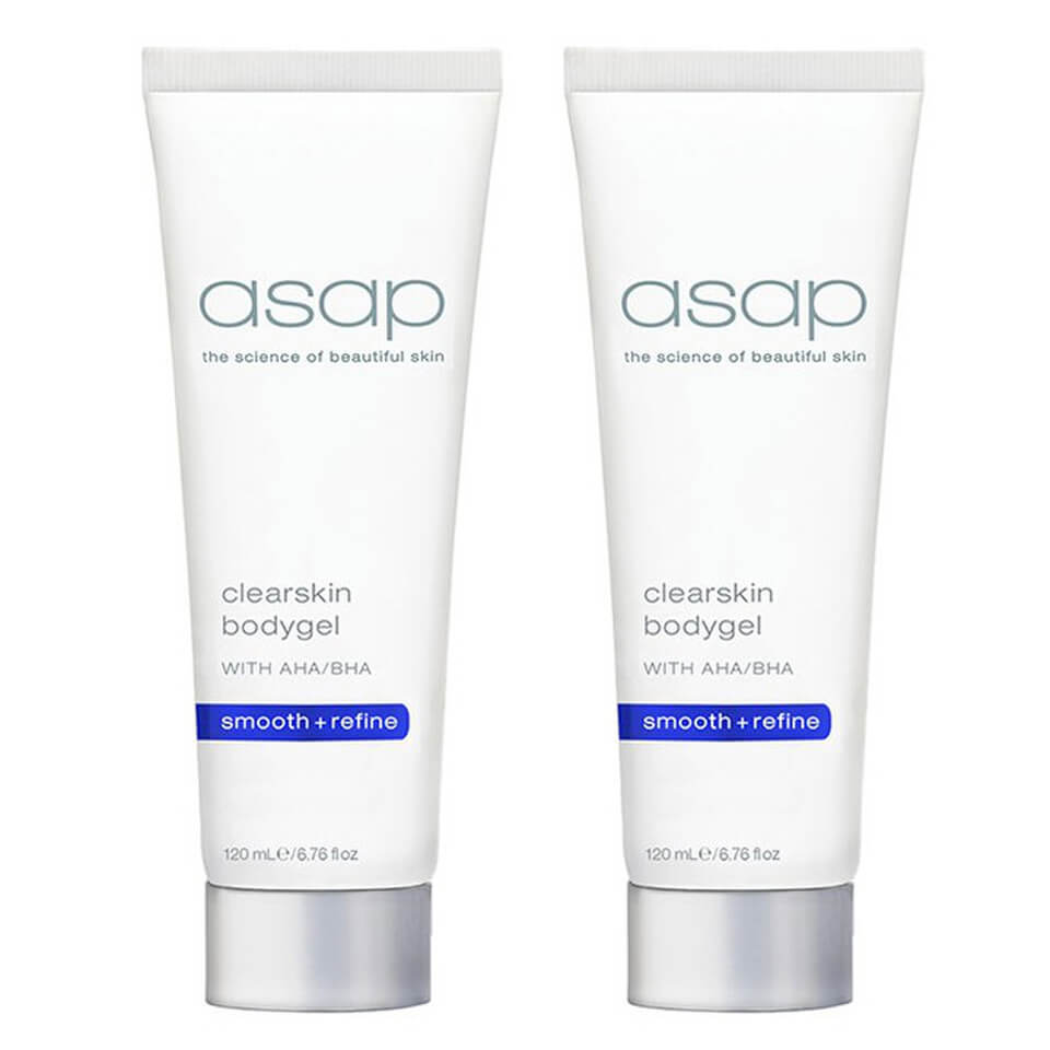 2 x asap Clearskin Bodygel 120ml