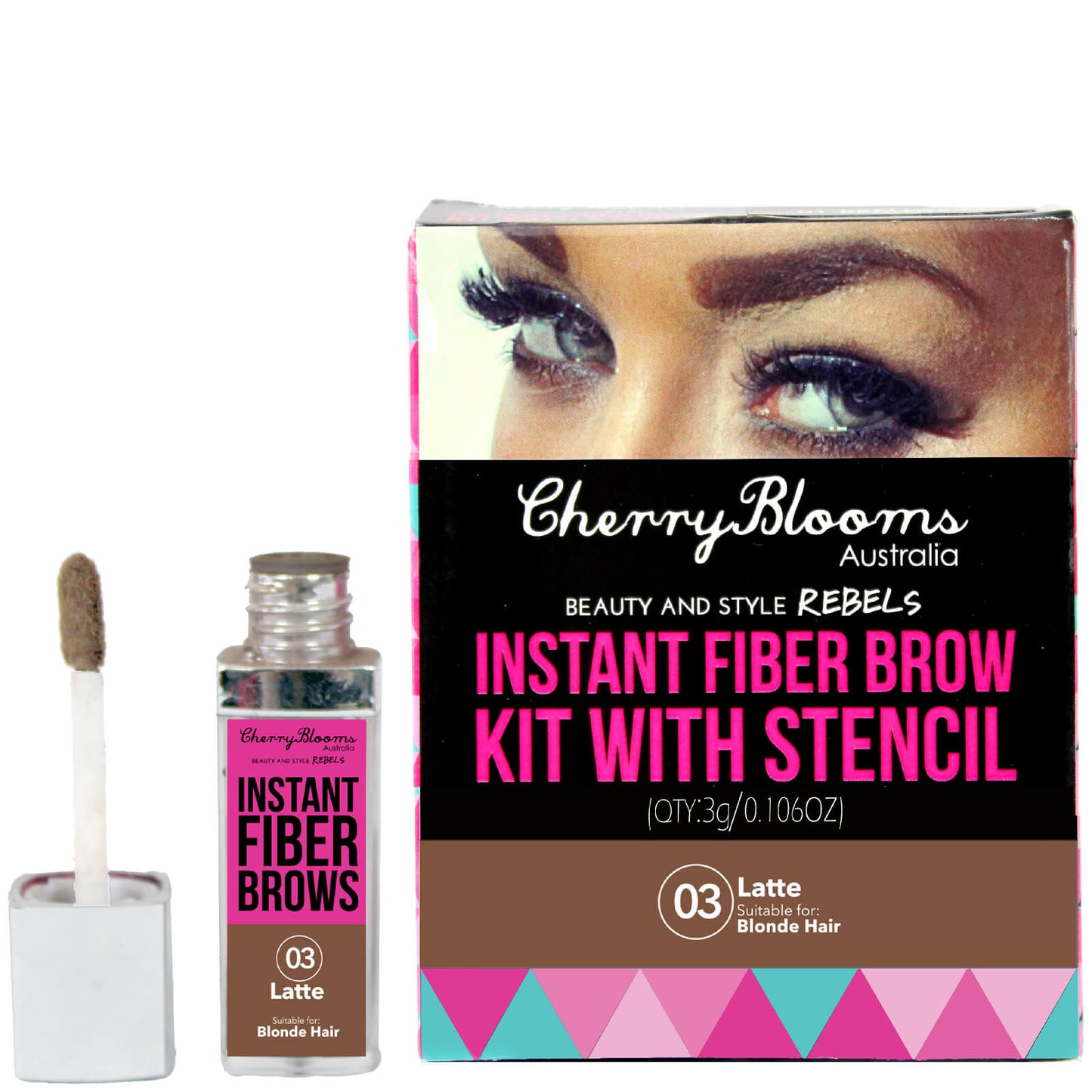 Cherry Blooms Fiber Brow Kit - Latte