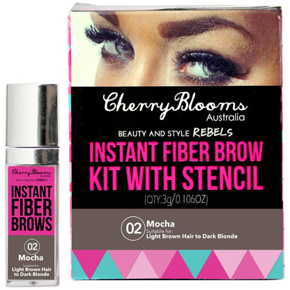 Cherry Blooms Fiber Brow Kit - Mocha