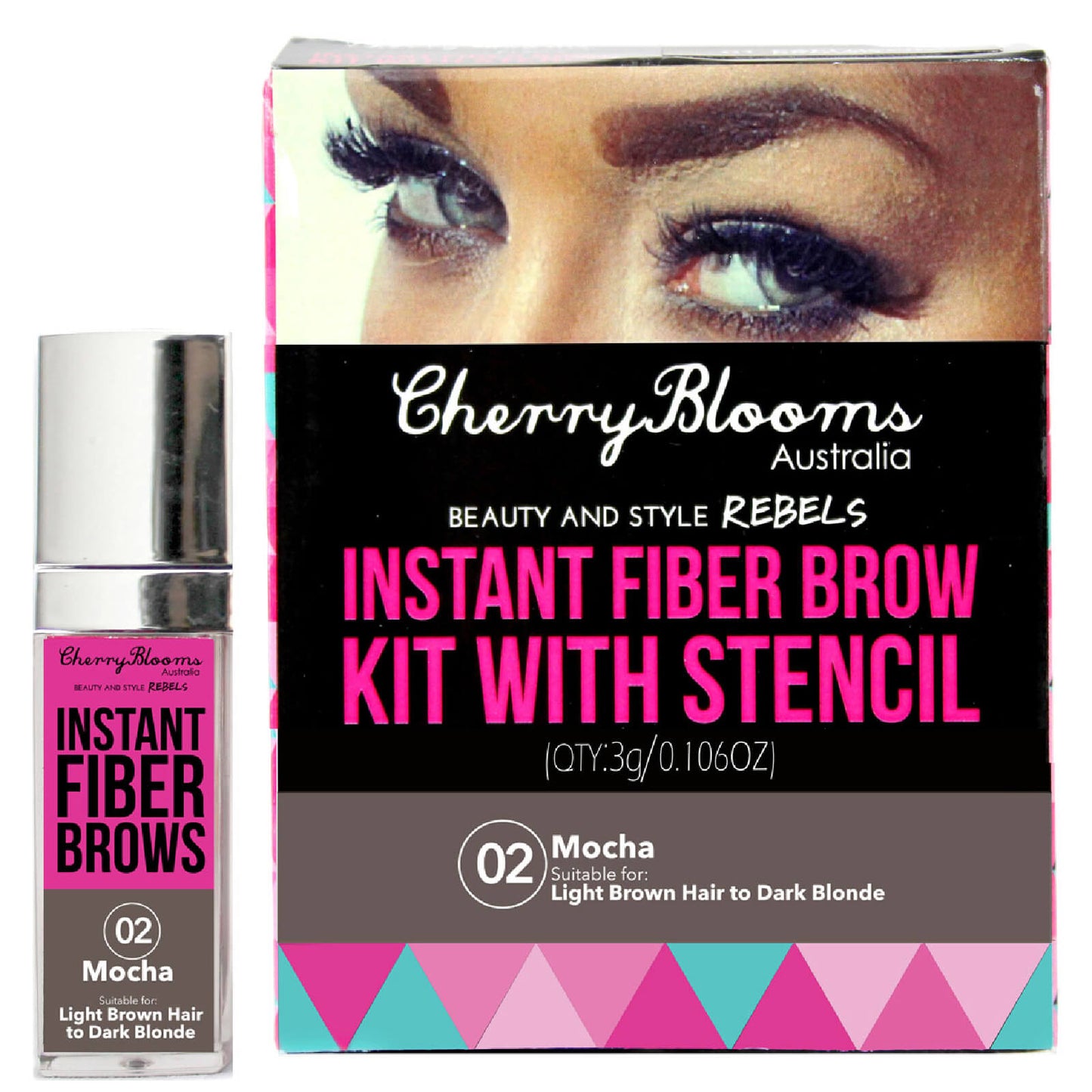 Cherry Blooms Fiber Brow Kit - Mocha