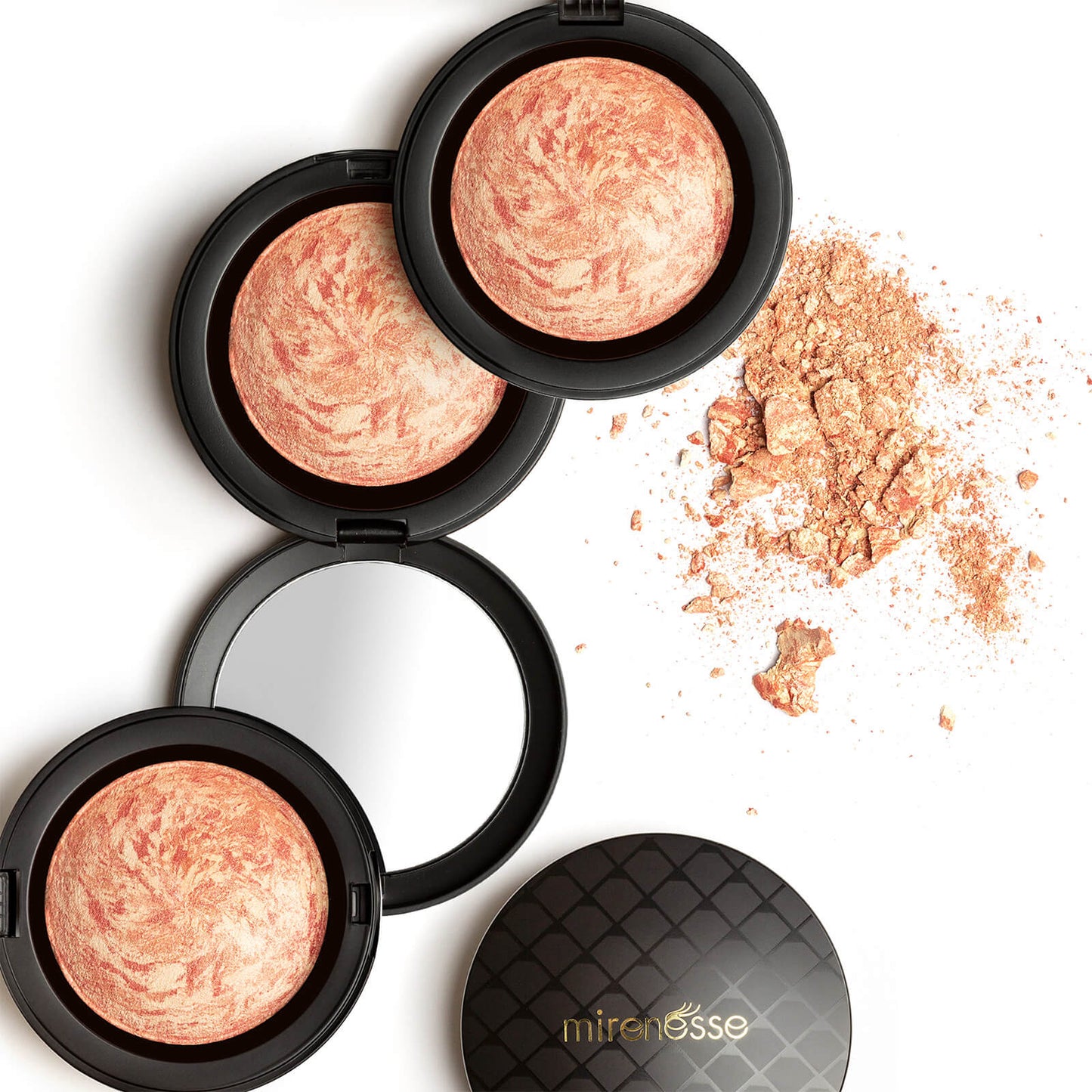 mirenesse Marble Mineral Baked Powder Blush 12g (Various Shades)