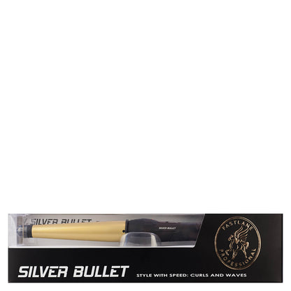 Silver Bullet Large Ceramic Conical Curling Iron - Gold