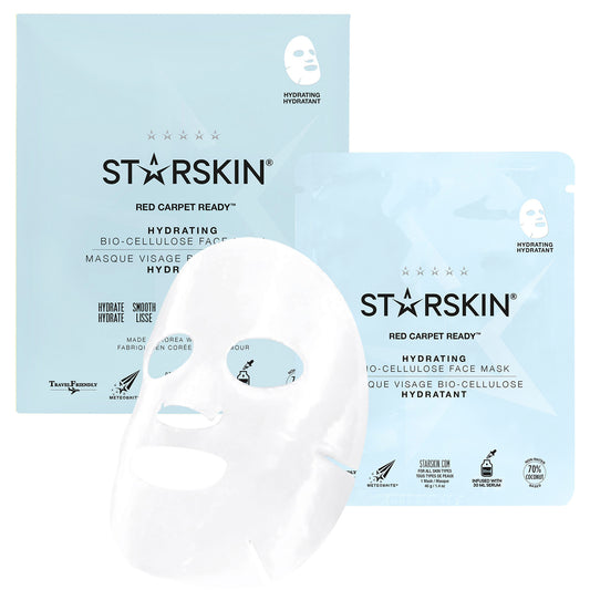 STARSKIN Red Carpet Ready Hydrating Coconut Bio-Cellulose Second Skin Face Mask