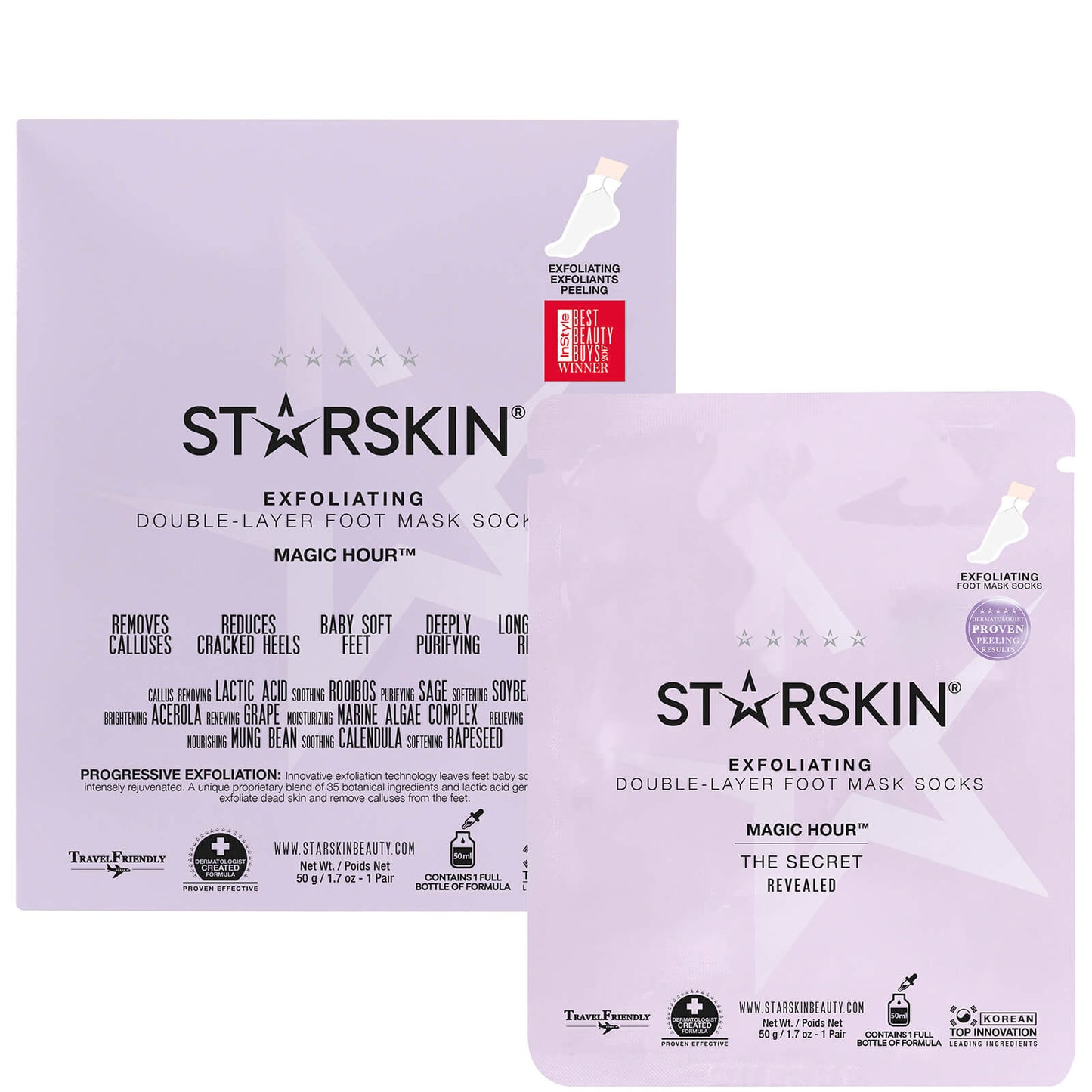 STARSKIN Magic Hour Exfoliating Foot Mask