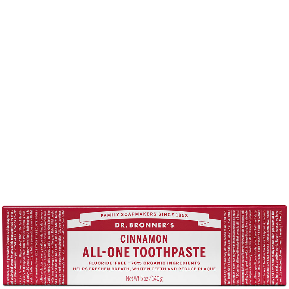 Dr. Bronner's All-One Toothpaste - Cinnamon 140g