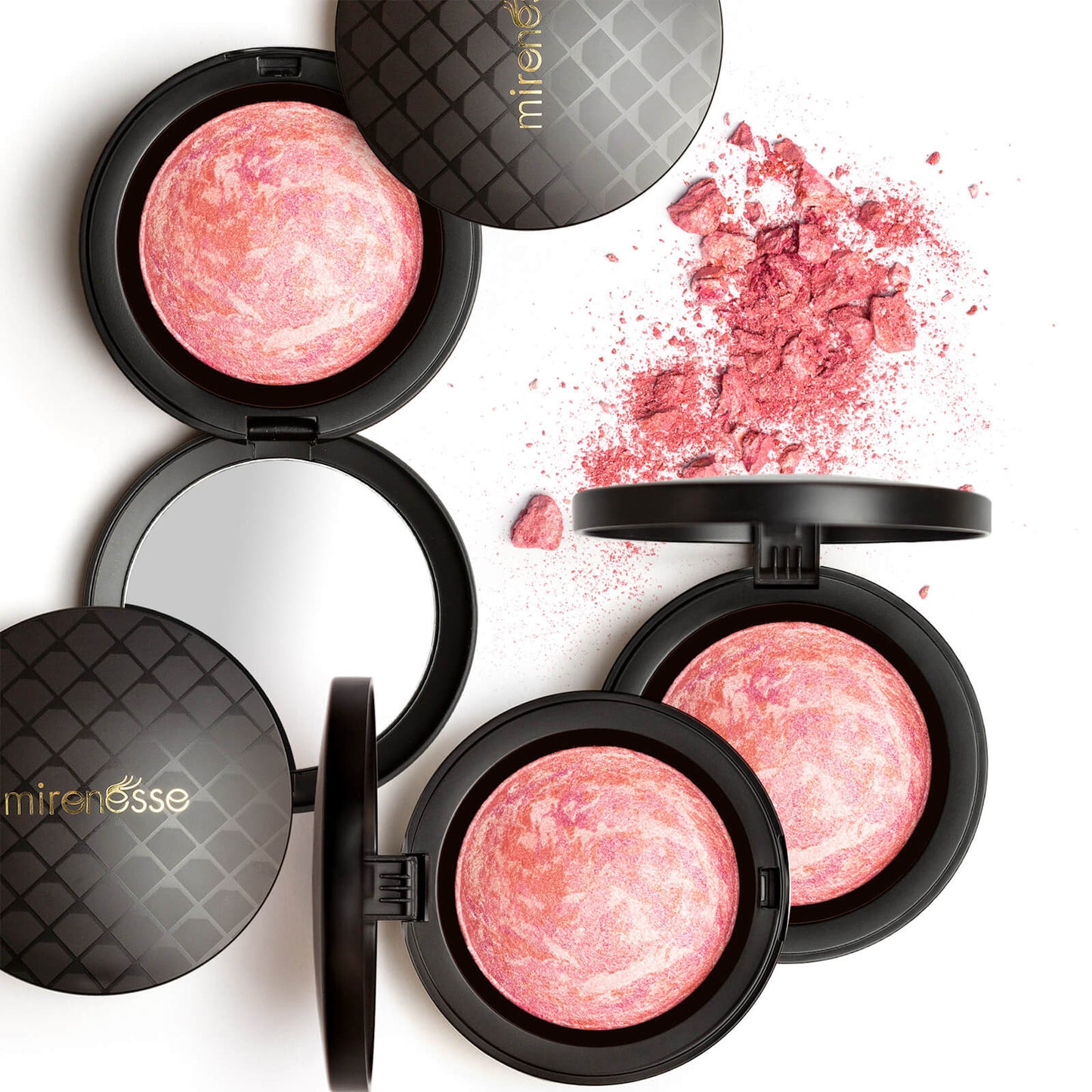 mirenesse Marble Mineral Baked Powder Blush 12g (Various Shades)