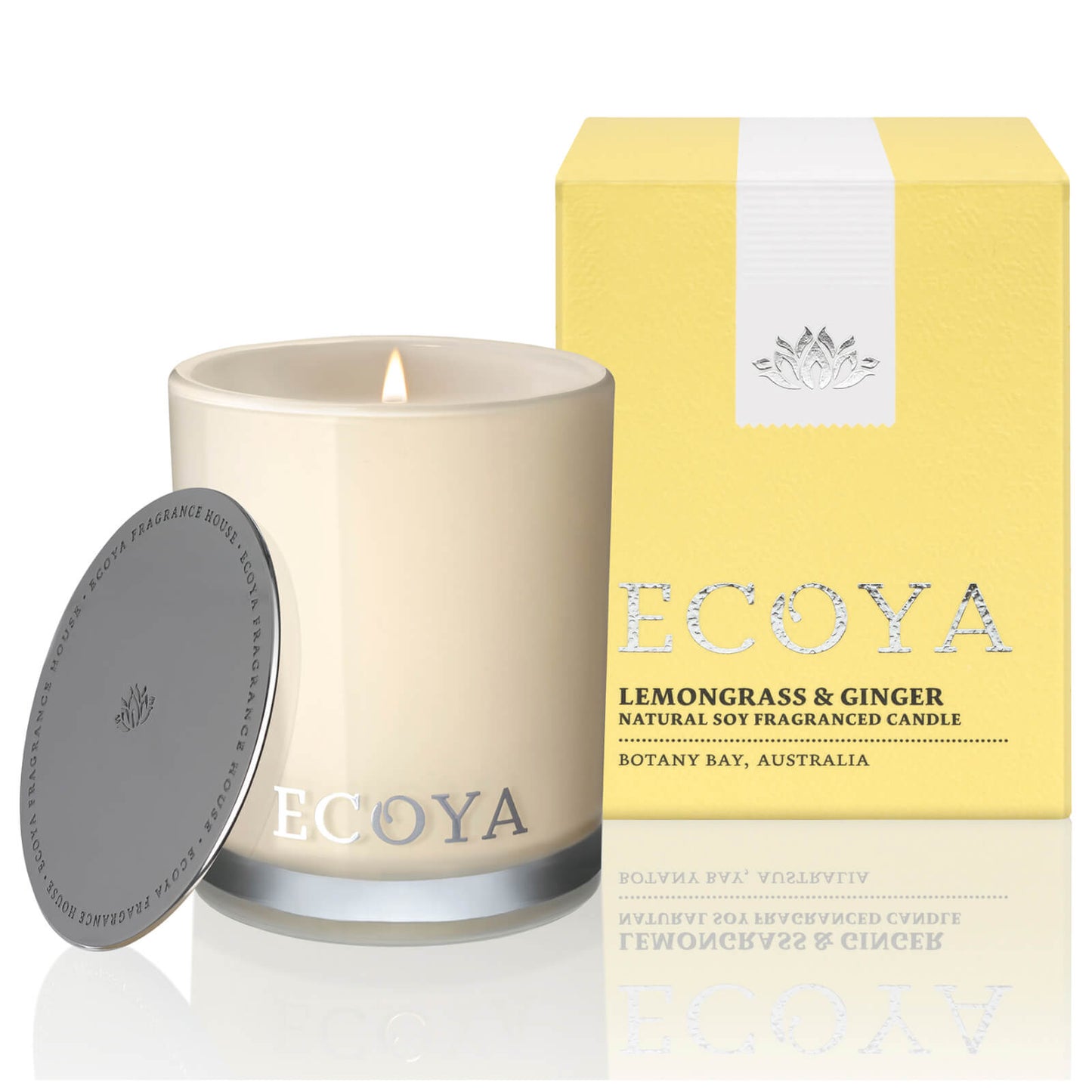 ECOYA Lemongrass and Ginger Candle - Mini Madison