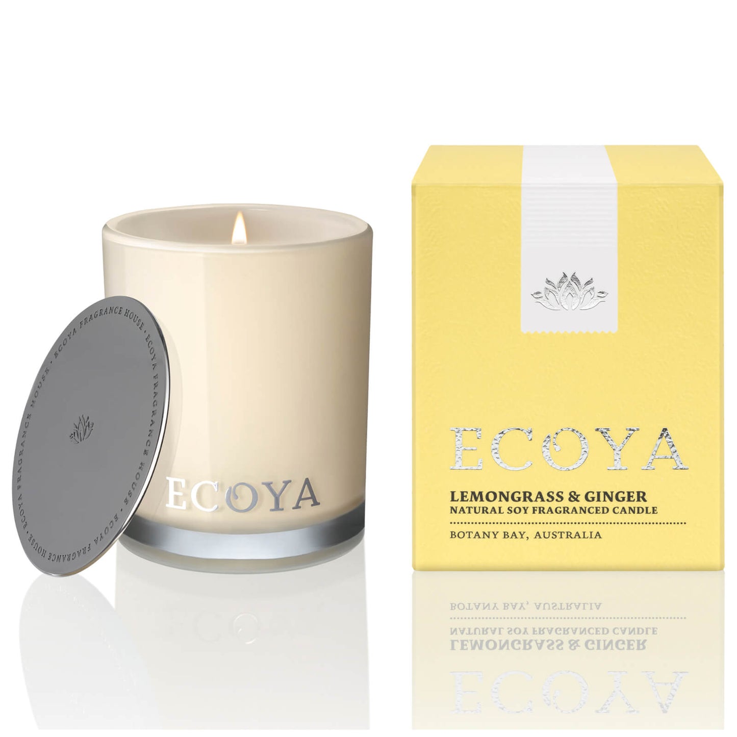 ECOYA Lemongrass and Ginger Candle - Mini Madison