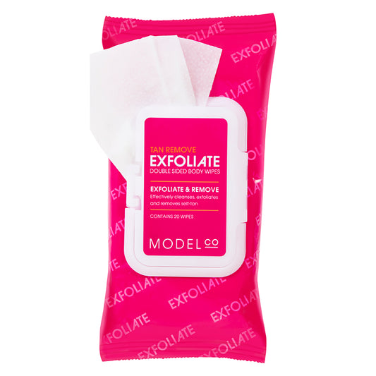 ModelCo Exfoliate Double Sided Body Wipes