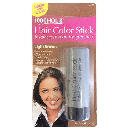 1000 Hour Hair Colour Stick - Light Brown #104