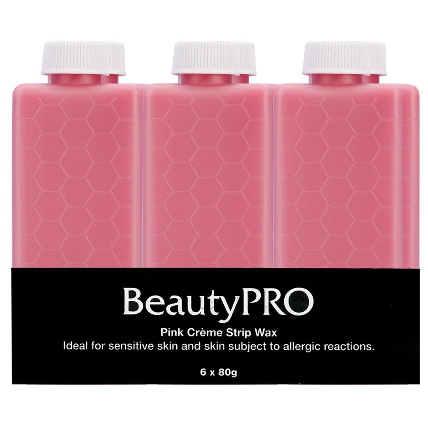 BeautyPro Pink Creme Strip Wax 6 x 80g