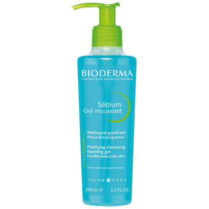 Bioderma Sébium Purifying Foaming Gel Oily to Blemish-Prone Skin 200ml