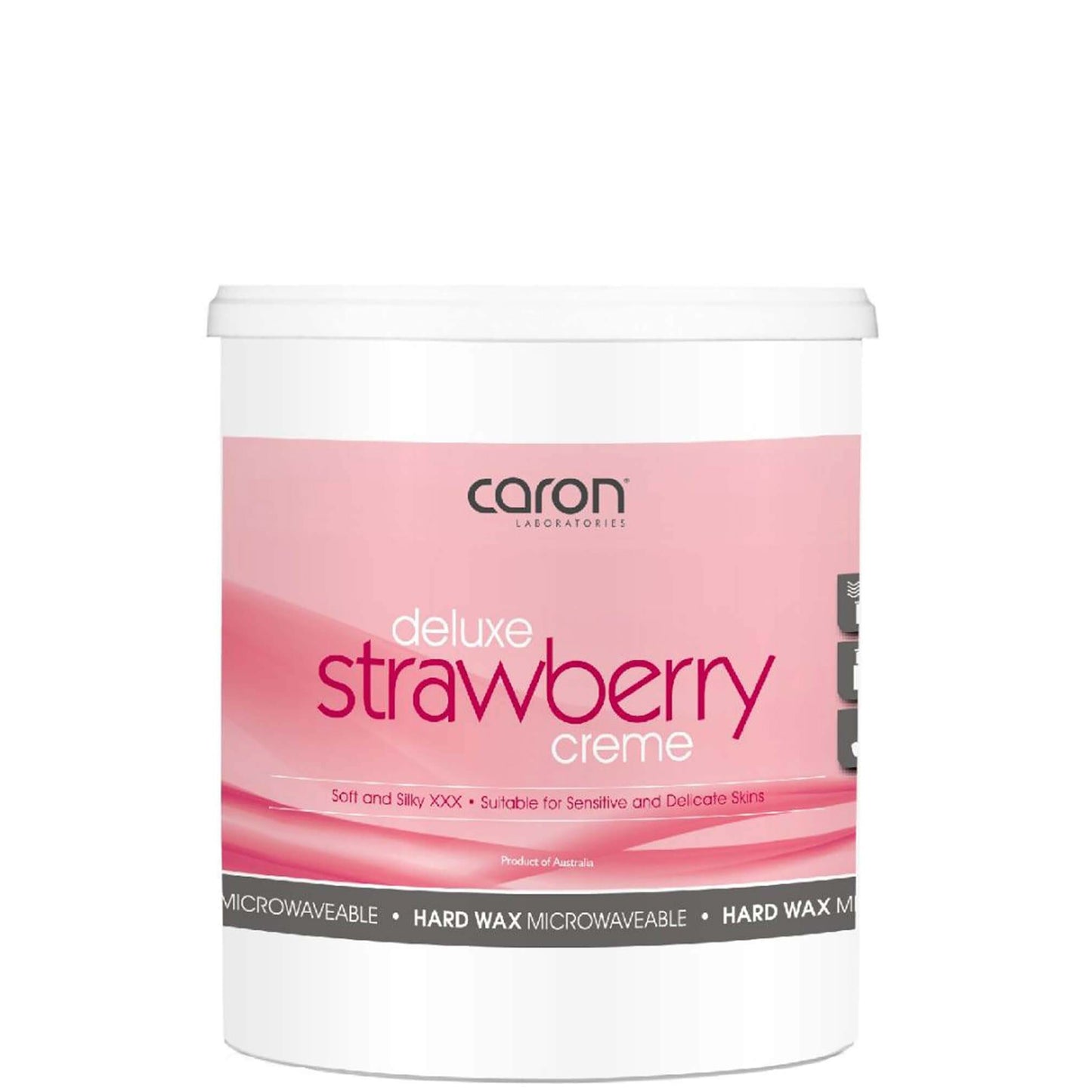 Caronlab Strawberry Crème Microwaveable Hard Wax 800g