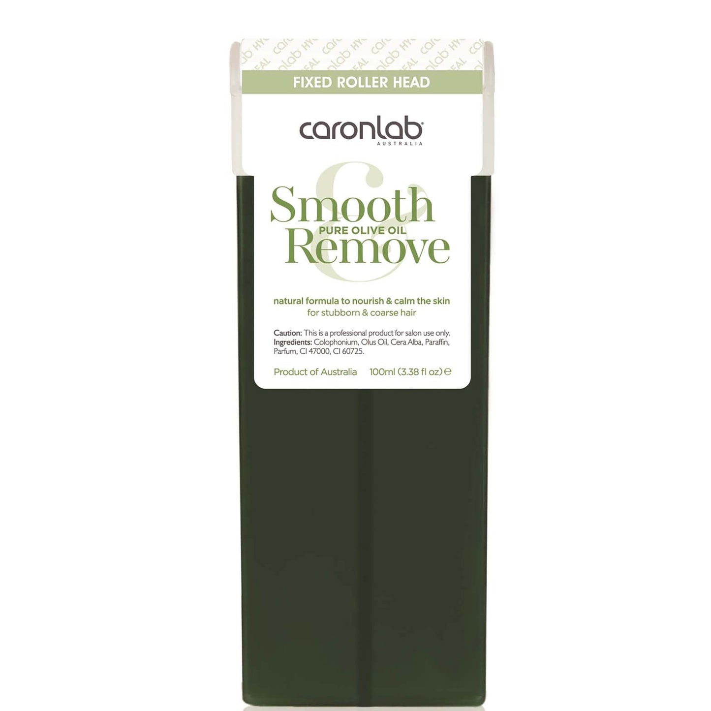 Caronlab Smooth and Remove Pure Olive Oil Strip Wax Cartridge 100ml