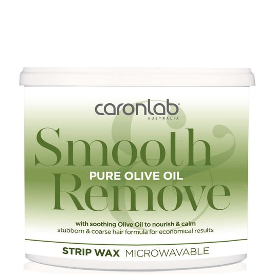 Caronlab Smooth and Remove Microwaveable Pure Olive Oil Strip Wax 400g