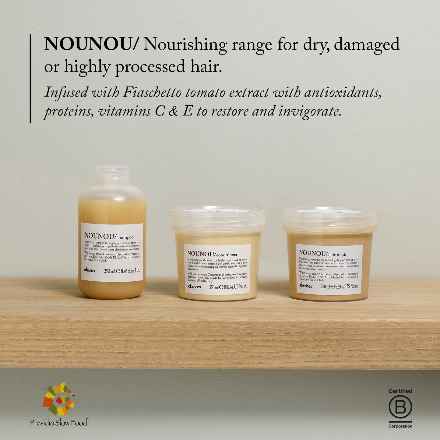 Davines NOUNOU Nourishing Shampoo 250ml