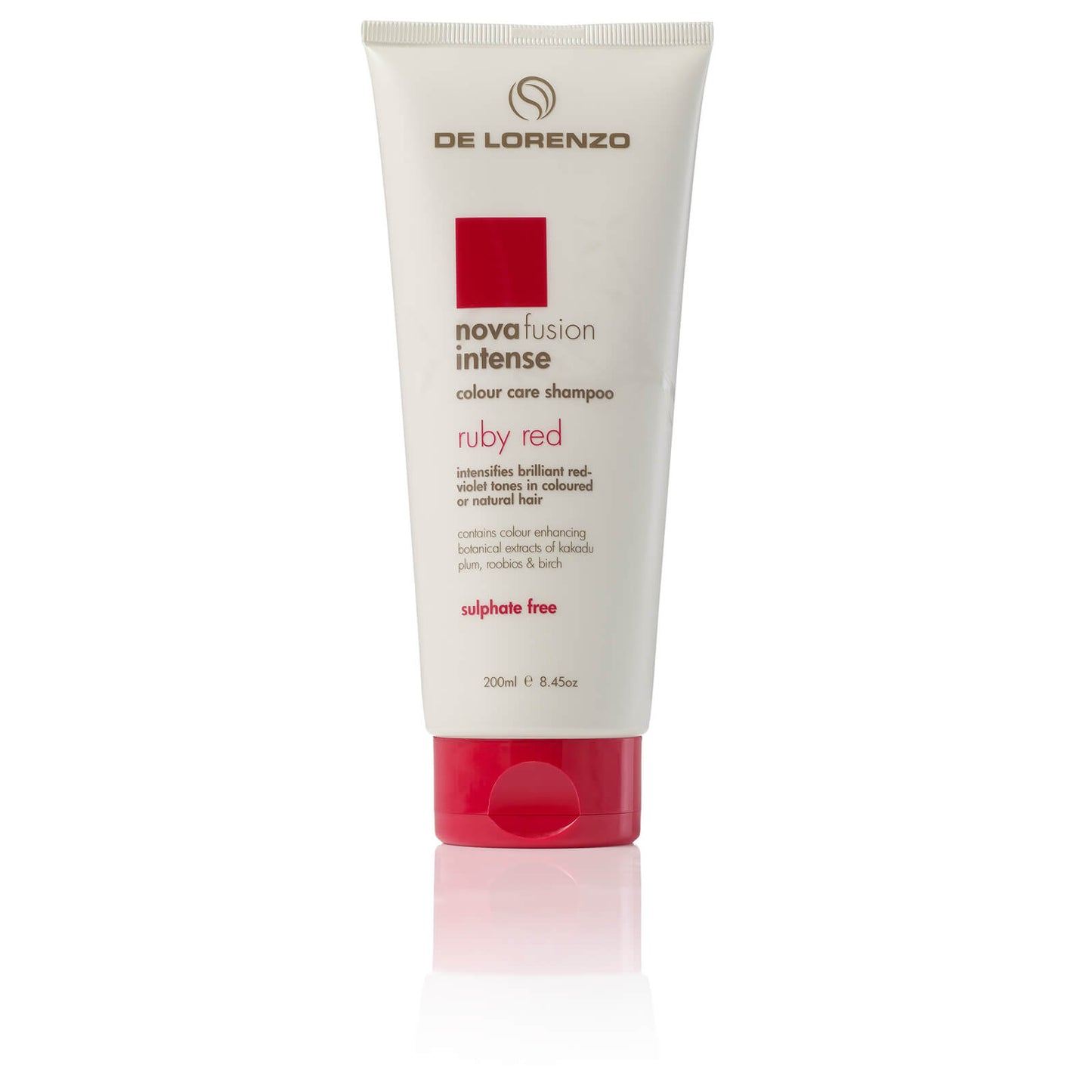 De Lorenzo Novafusion Intense Colour Care Shampoo Ruby Red