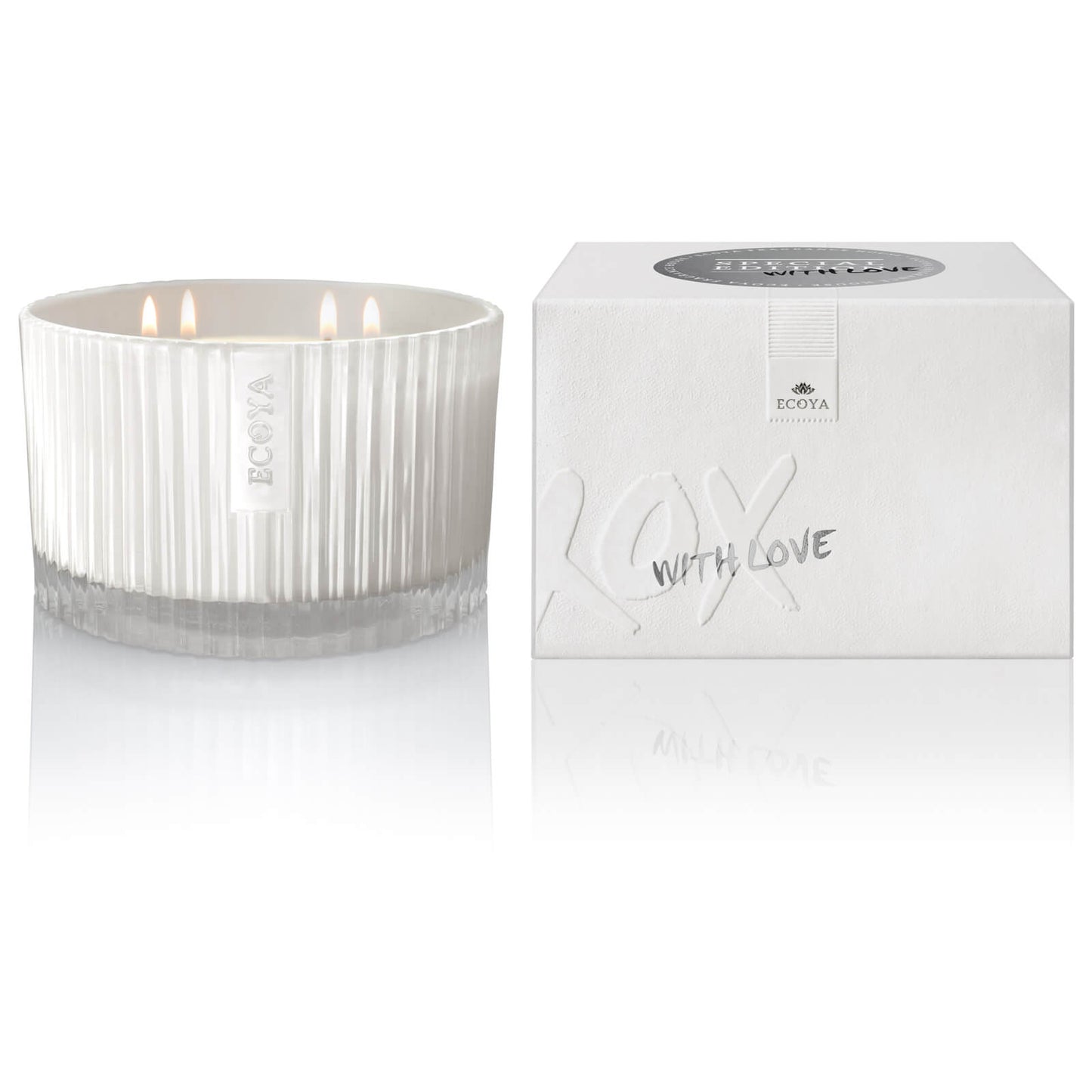 ECOYA Grand Celebration Candle - White Musk And Warm Vanilla 900g