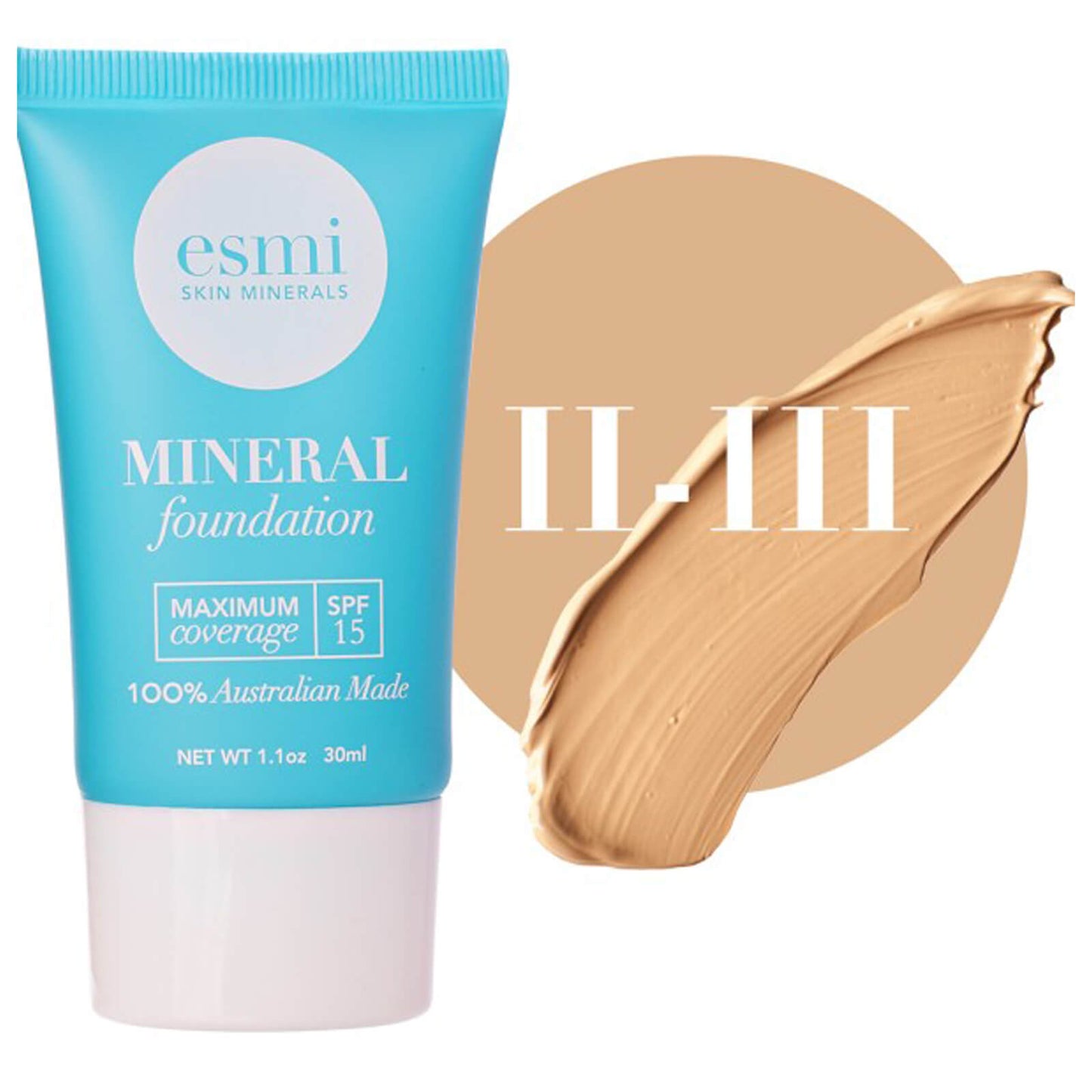 esmi Skin Minerals Mineral Foundation SPF15 II-III 30ml