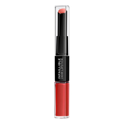 L'Oréal Paris Infallible 2-Step Lip Colour Lipstick 10ml (Various Shades)