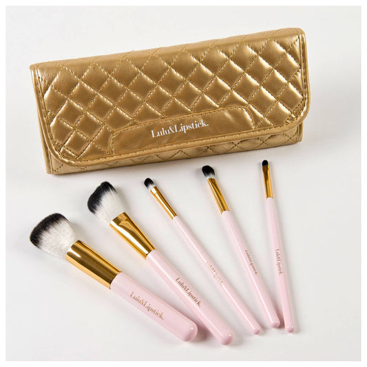 Lulu & Lipstick Travel Brush Set