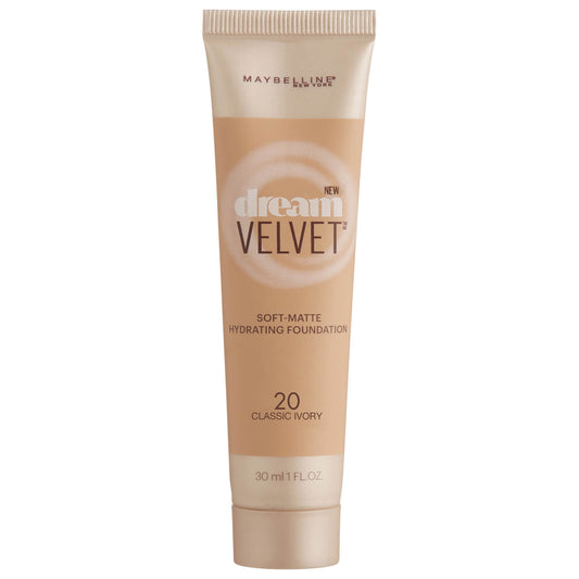 Maybelline Dream Velvet Soft-Matte Hydrating Foundation #20 Classic Ivory 30ml