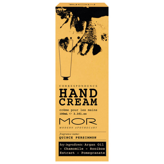 MOR Correspondence Hand Cream - Quince Persimmon 100ml