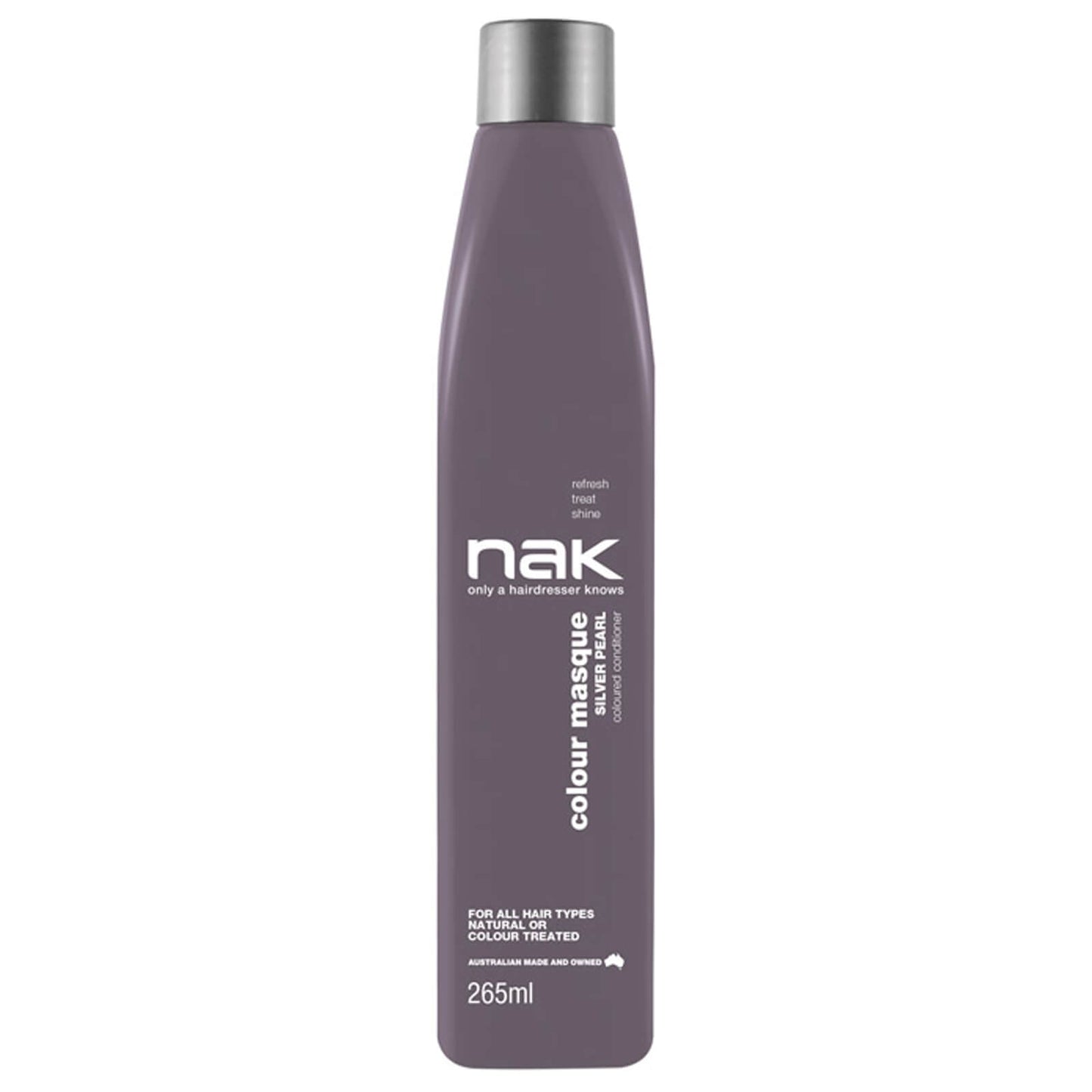 NAK Colour Masque Coloured Conditioner - Silver Pearl 265ml