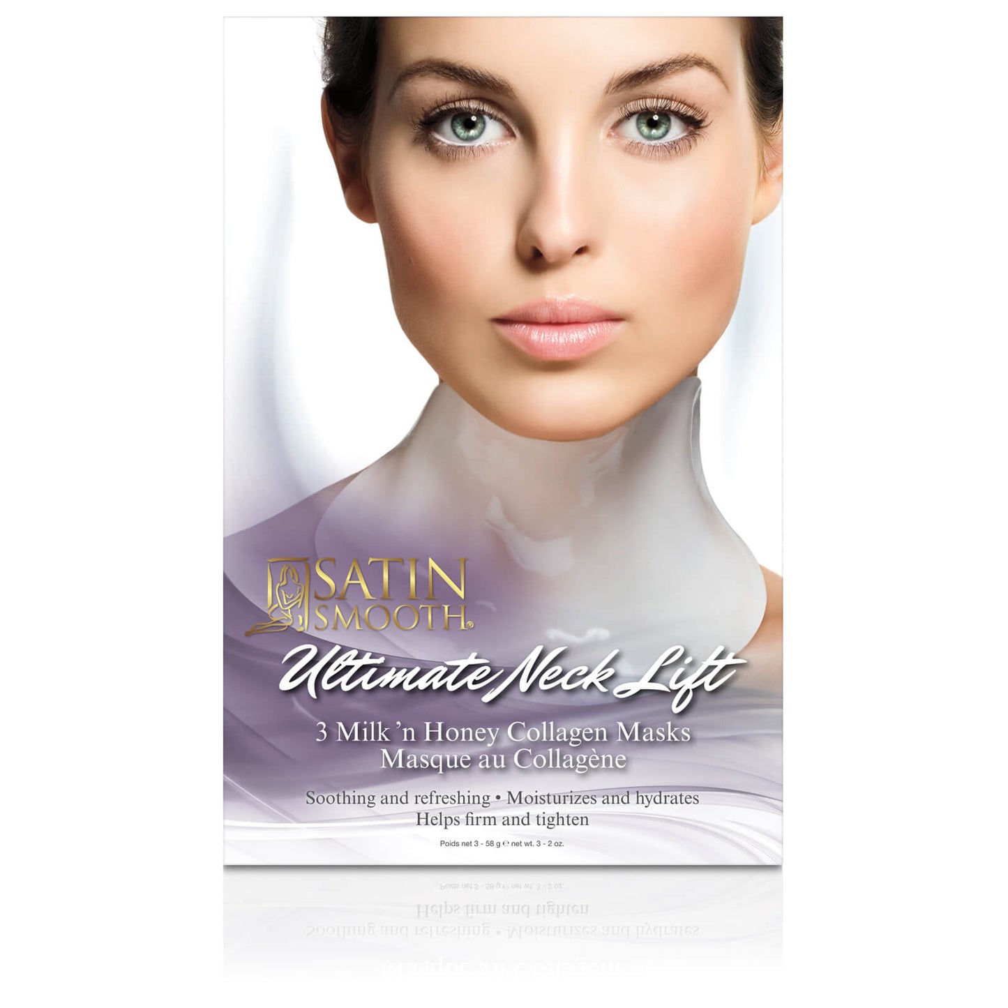 Satin Smooth Ultimate Collagen Neck Lift Masks